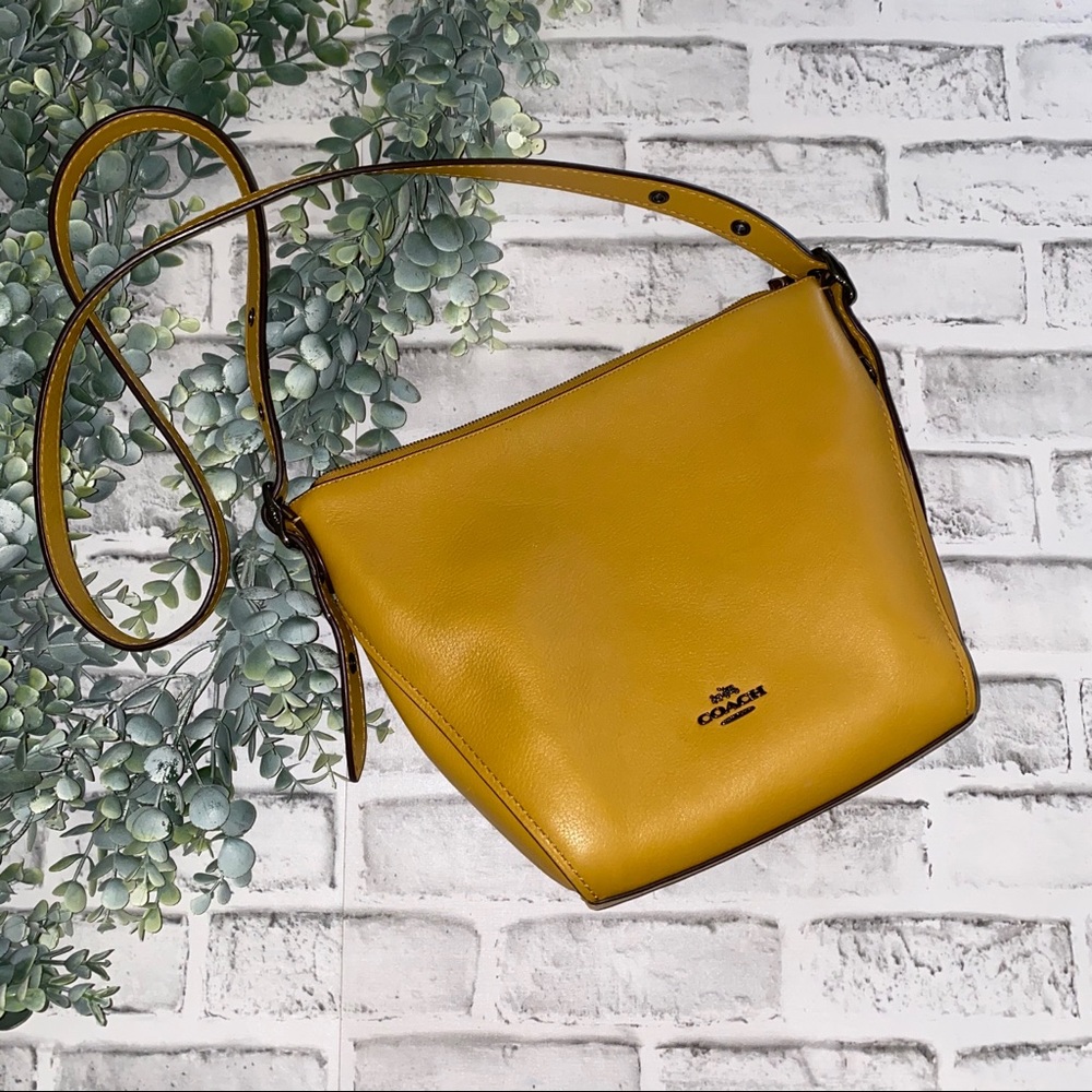 Coach Cross Body Bucket Bag
